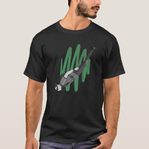 Camiseta de paracaidismo de skydiving con vuelo co