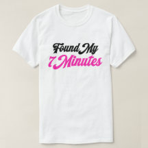 Camiseta de pareja adorable 'Found My 7 Minutes' 