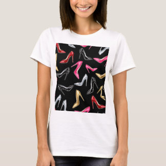 Camiseta de Pareja con Patrón de Stiletto — Ella
