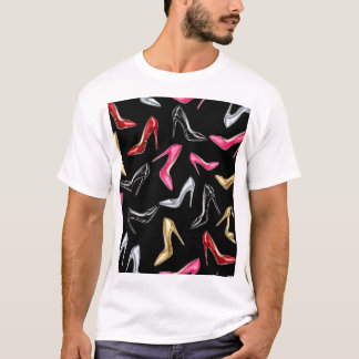 Camiseta de Pareja con Patrón de Stiletto — La Suy