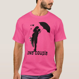 Camiseta de pareja de amor.