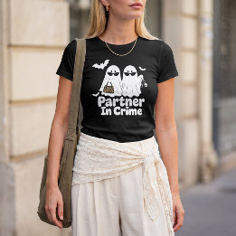 Camiseta de Pareja de Crimen | Glam Halloween D