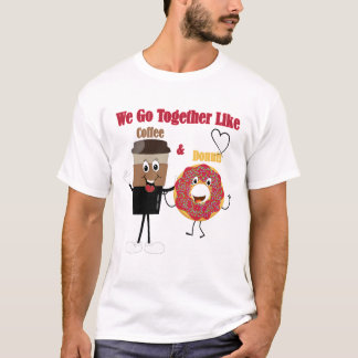 Camiseta De Pareja Nos Vamos Junto Como Donas Y Ca