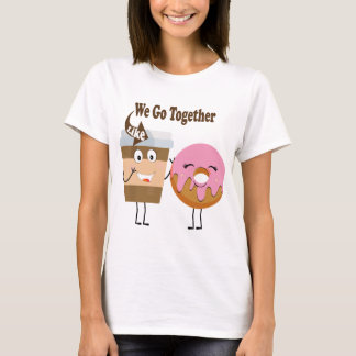 Camiseta De Pareja Nosotros Vamos Junto Como Donas