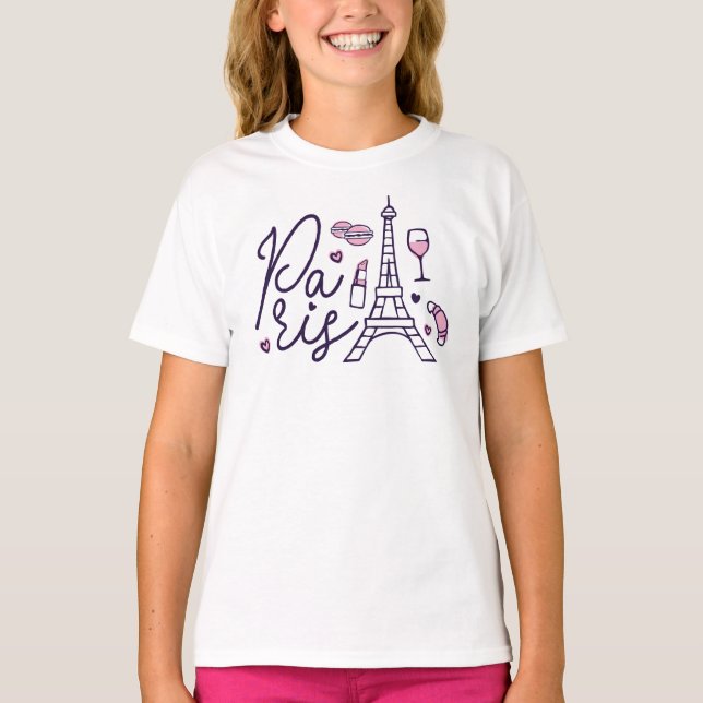 Camiseta De París con amor (Anverso)