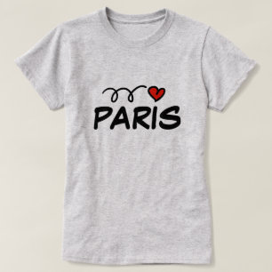 Camiseta de París para mujeres