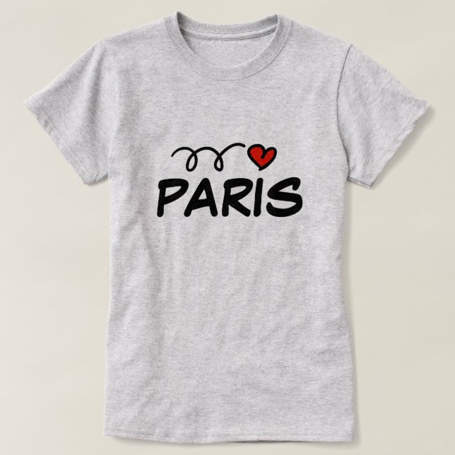 Camiseta de París para mujeres (Diseño del anverso)