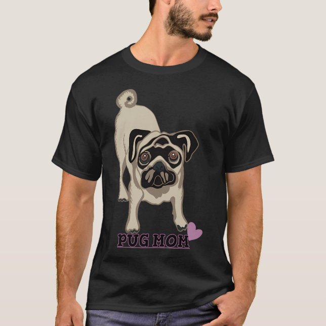 Camiseta de parodia de Madre de Pugs (Anverso)