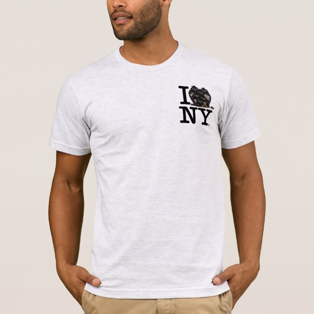 Camiseta de parodia 'I ♥ NY? Basurero' (Anverso)