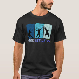 Camiseta de Partido de Tenis Fijo Juego