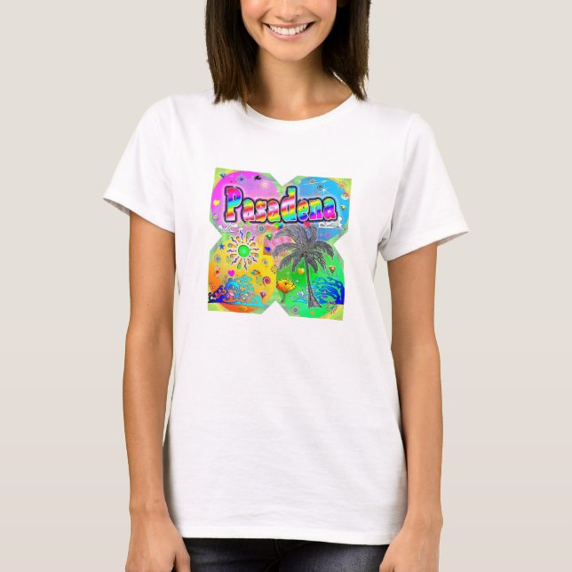 Camiseta de Pasadena Quadro (Anverso)