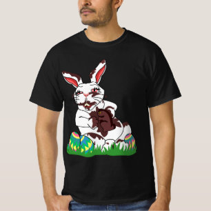 Camiseta de Pascua Camiseta divertida del conejo d