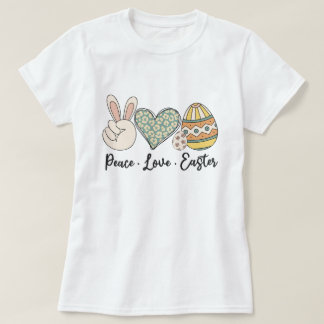 Camiseta de Pascua con amor por la paz - Primavera