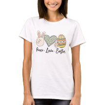 Camiseta de Pascua con amor por la paz - Primavera
