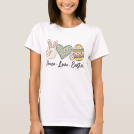 Camiseta de Pascua con amor por la paz - Primavera