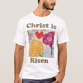 Camiseta de Pascua Cristo está en ascenso