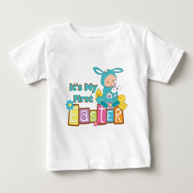Camiseta de Pascua de Bebé Bunny (Anverso)