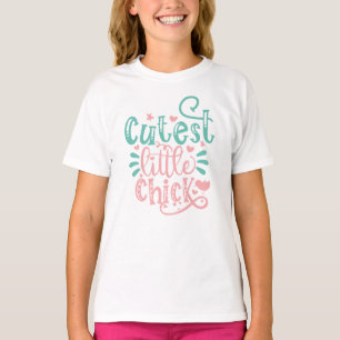 Camiseta de Pascua de Chick más guapa para los niñ