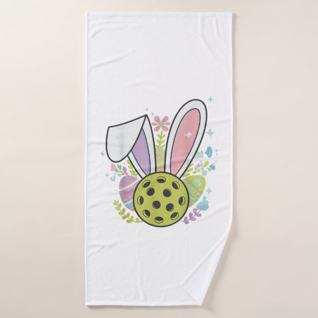 Camiseta de Pascua de Pickleball (Toalla de baño)
