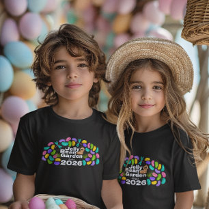 Camiseta de Pascua Fiesta en el Jardín de Judías d