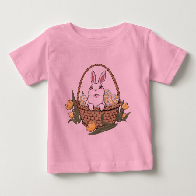 Camiseta de pascua para bebé de bebé de camisas de (Anverso)