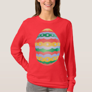 Camiseta de Pascua para Mujer Camiseta de Huevo de