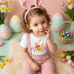 Camiseta de Pascua para niños de Bunny Hop Chicas