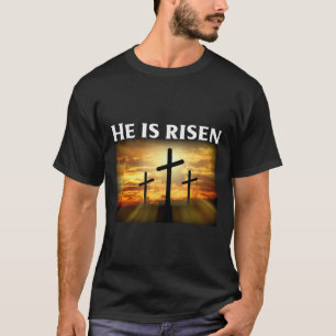 Camiseta De Pascua Se Levanta Para Camisetas Crist