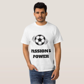 Camiseta de pasión por fútbol dinámico - balón min