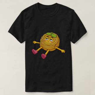 Camiseta de Pasta Polo acostado cansado y agotado