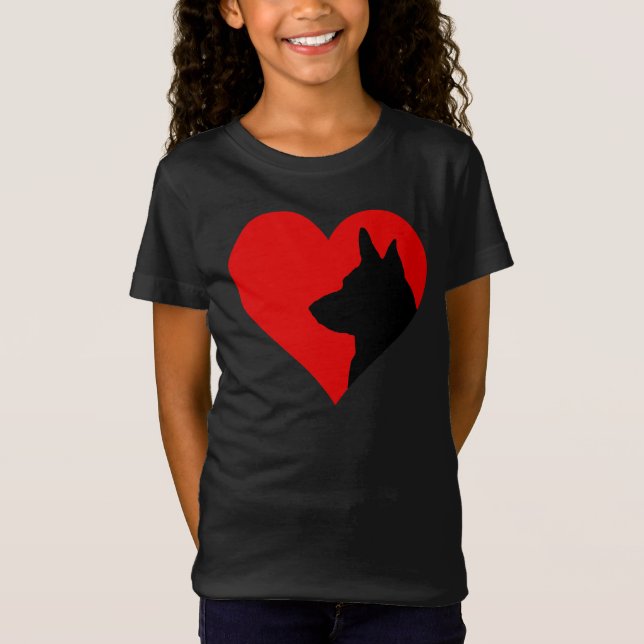 Camiseta de Pastor Alemán (Anverso)