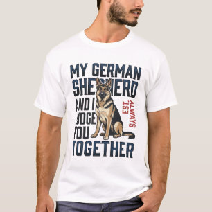 Camiseta de Pastor Alemán Amante de Perro Divertid