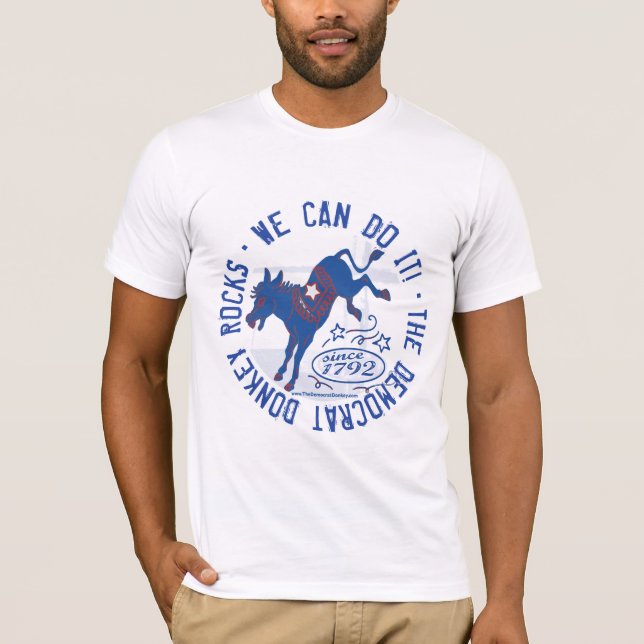 Camiseta de patada de burro azul (Anverso)