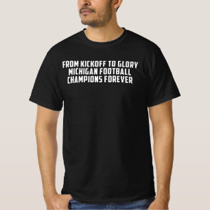 Camiseta De Patada Inicial a Gloria Campeones de Fútbol de