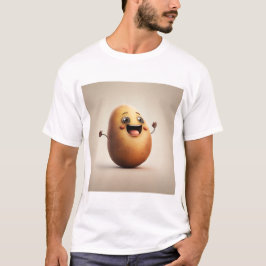 Camiseta de patata feliz