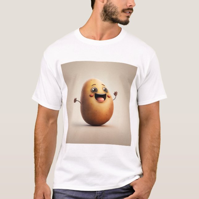Camiseta de patata feliz (Anverso)