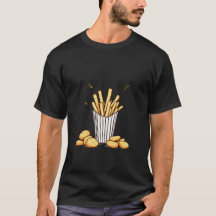 Camiseta de patatas fritas y pepitas