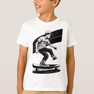 Camiseta de patinaje para niños