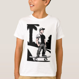 Camiseta de patinaje para niños