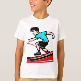 Camiseta de patinaje para niños