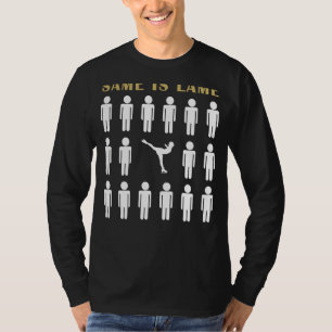 Camiseta de patinaje sobre hielo Same is Lame - De