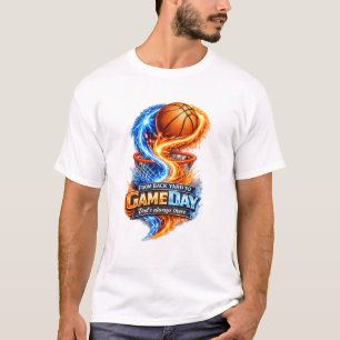 Camiseta De patio a día de partido Papá siempre está allí C