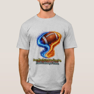 Camiseta De patio a día de partido Papá siempre está allí F