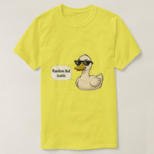 Camiseta de pato aleatorio pero icónico