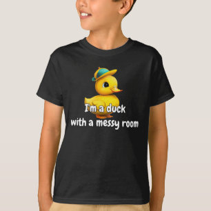 Camiseta de Pato de Goma Divertida Genial Única Me
