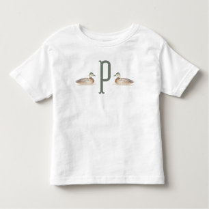 Camiseta de pato mallard personalizada para niños 