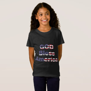 Camiseta de patriotismo radiante para niñas - Estr