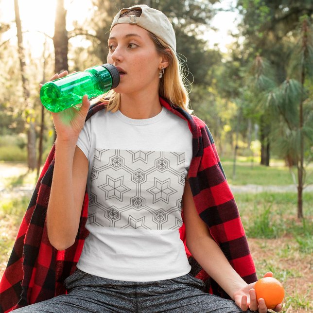 Camiseta de patrón sin soldadura geométrica (Subido por el creador)