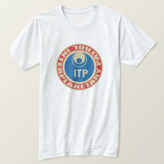 Camiseta de patrulla interplanetaria (Anverso del diseño)