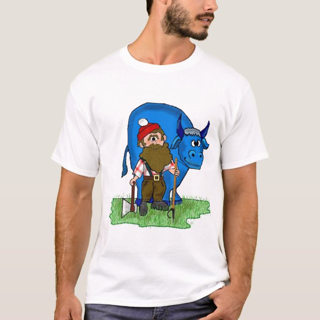 Camiseta de Paul Bunyan Customizeable por (Anverso)